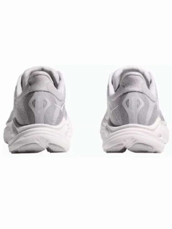 Clifton 10 Running Women's Hoka Shoes - Ash Grey/White - Picture 5 of 7